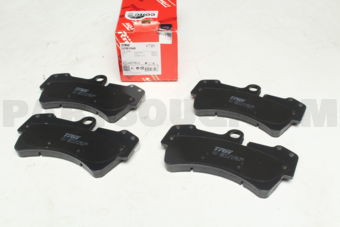 GDB1548 BRAKE PAD SET FRONT 16.7MM VW