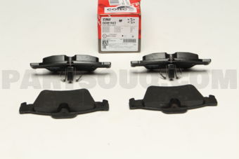 GDB1643 BRAKE PAD SET REAR/17.5MM/W164