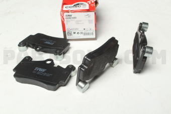 GDB1653 BRAKE PAD SET REAR VW/AUDI