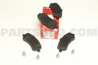 GDB1798 BRAKE PAD-W204 FRONT