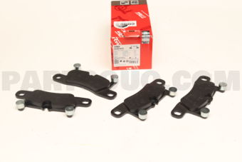 GDB1875 BRAKE PAD SET/AUDI