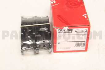 GDB3459YO A714WK  BRAKE PAD