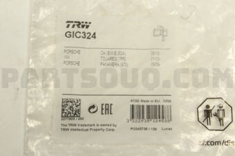 GIC324 PORSCHE CAYENNE WARNG CNTCT FR