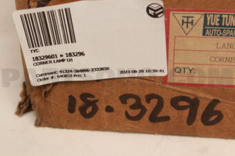 18329601 CORNER LAMP LH