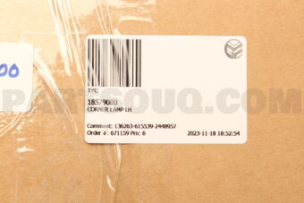 18579000 CORNER LAMP LH