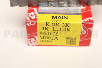 M002A025 MAIN BEARING