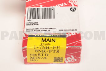 M757ASTD MAIN BEARING