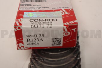 R123A0025 CON. BEARING  025 6G72
