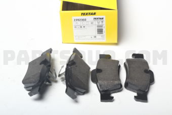 2392302 BRAKE PAD SET REAR/17.5MM/W164