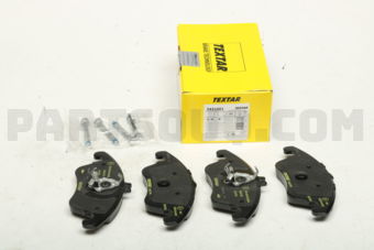 2431001 BRAKE PAD FRONT 19MM W211/W204