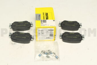2511001 BRAKE PAD SET  REAR/A1