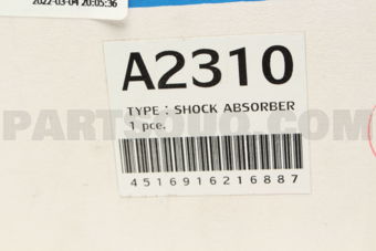 A2310 SHOCK ABSORBER  FR RH