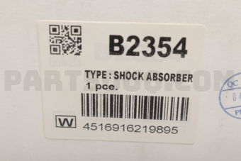B2354 SHOCK ABSORBER FR LH