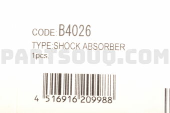 B4026 SHOCK ABSORBER FR RH