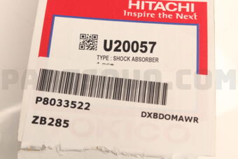 U20057 SHOCK ABSORBER RR LH