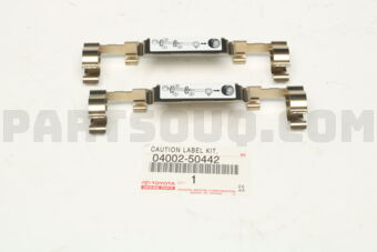 0400250442 CAUTION LABEL KIT
