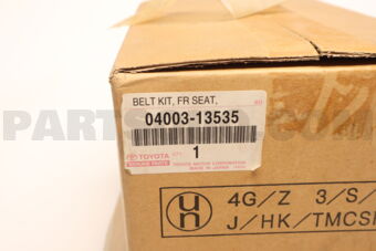 0400313535 Toyota BELT KIT  FR