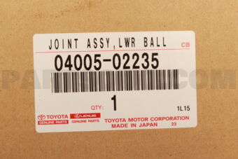 0400502235 Toyota LWR BALL JOINT KIT