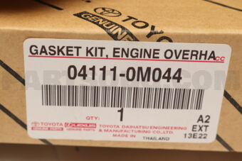 041110M044 GASKET KIT  ENGINE O
