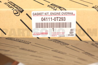041110T293 GASKET KIT, ENGINE O