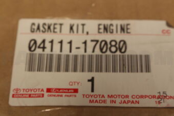 0411117080 Toyota GASKET KIT, ENGINE OVERHAUL