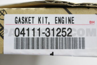 0411131252 GASKET KIT, ENGINE OVERHAUL