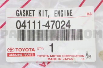 0411147024 GASKET KIT, ENGINE