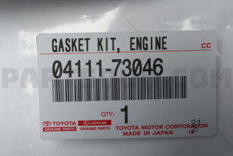 0411173046 GASKET KIT, ENGINE OVERHAUL