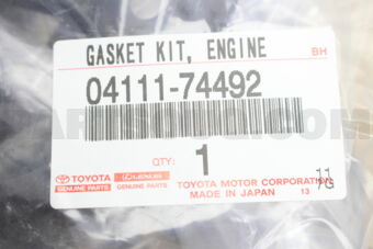 0411174492 GASKET KIT, ENGINE OVERHAUL