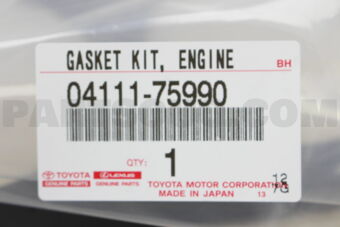 0411175990 GASKET KIT, ENGINE OVERHAUL