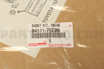 0411175E00 GASKET KIT  ENGINE