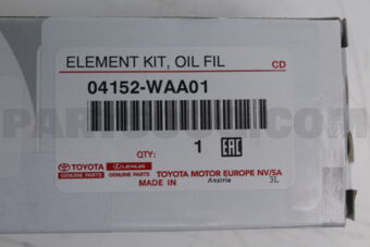 04152WAA01 ELEMENT KIT, OIL