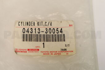 0431330054 Toyota CYLINDER KIT, CLUTCH RELEASE