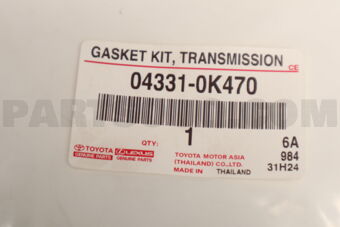 043310K470 Toyota GASKET KIT  TRANSMIS