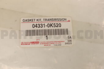 043310K520 Toyota GASKET KIT  TRANSMIS