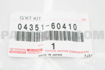 0435160410 GASKET KIT, AUTOMATIC TRANSMISSION