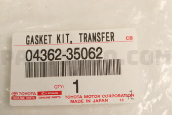 0436235062 GASKET KIT  TRANSFER