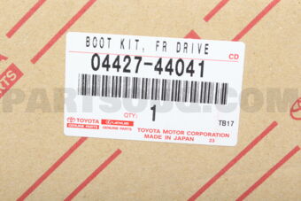 0442744041 BOOT KIT, FRONT DRIVE SHAFT, IN &amp; OUTBOARD, RH