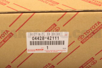 0442842111 Toyota BOOT KIT, FRONT DRIVE SHAFT, IN &amp; OUTBOARD, LH