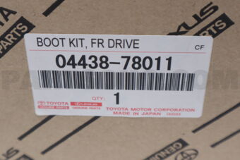 0443878011 Toyota BOOT KIT  FR DRIVE