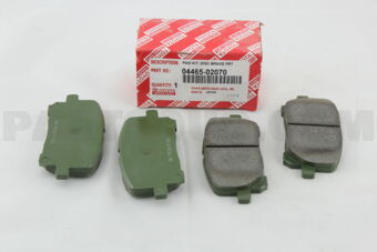 0446502070 PAD KIT, DISC BRAKE, FRONT