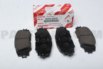 0446502410 PAD KIT, DISC BRAKE, FRONT