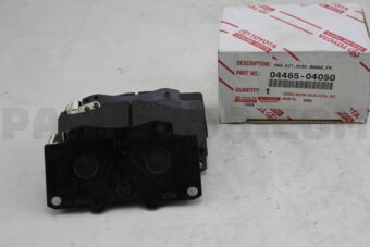 0446504050 PAD KIT, DISC BRAKE, FRONT
