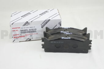 0446507010 PAD KIT, DISC BRAKE, FRONT