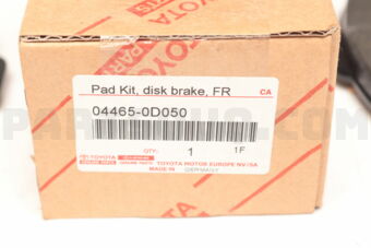 044650D050 PAD KIT, DISC BRAKE, FRONT