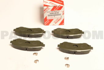 044650D160 PAD KIT, DISC BRAKE, FRONT