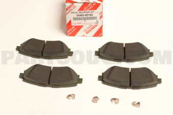 044650D160 PAD KIT, DISC BRAKE, FRONT