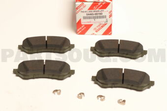 044650D160 PAD KIT, DISC BRAKE, FRONT