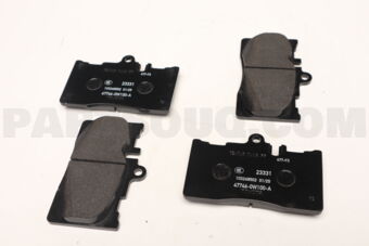 044650W060 Toyota PAD KIT, DISC BRAKE, FRONT
