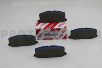 0446512240 PAD KIT, DISC BRAKE, FRONT
